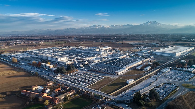 Michelin, lo stabilimento di Cuneo, vista aerea