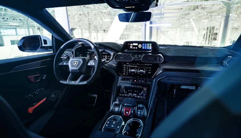 Lamborghini Urus Performante Polizia Stradale interno