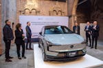 Volvo EX30 brandizzata Corrente per car sharing