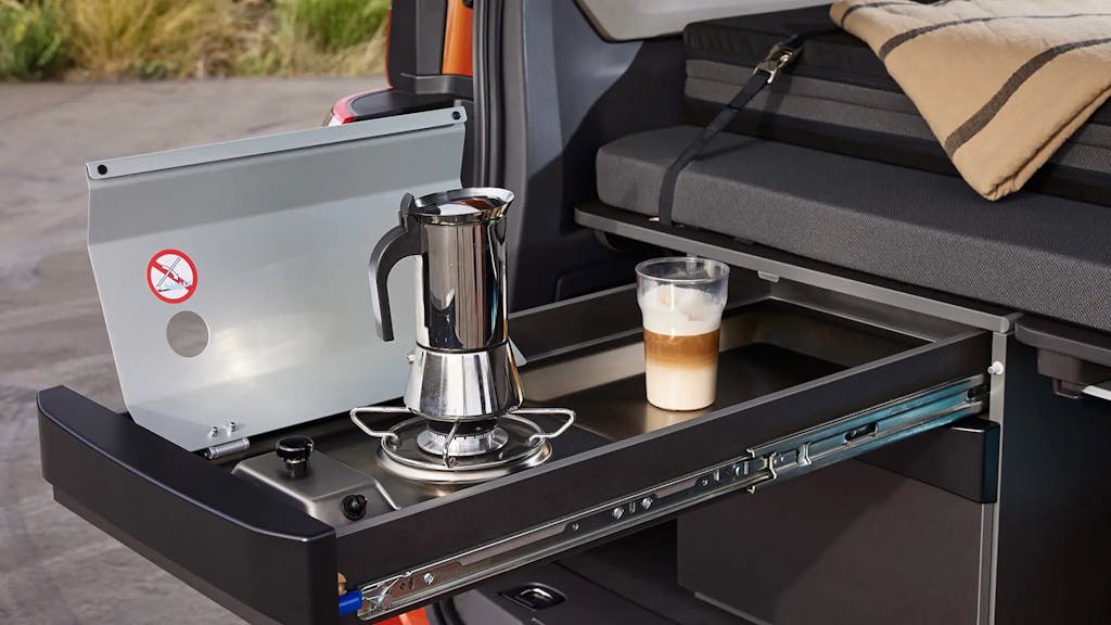 Nuovo Volkswagen California 2024, piano cottura