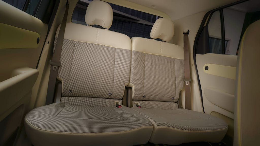La nuova city car elettrica Hyundai Inster, sedili posteriori