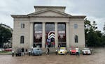 Mostra 100 anni di rivoluzioni ai dazi dell'arco della pace a Milano