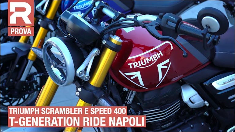 Triumph Scrambler 400 e Triumph Speed 400 prova