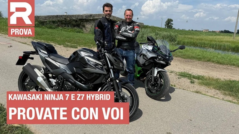 Kawasaki Ninja 7 Hybrid e Z7 Hybrid - prova