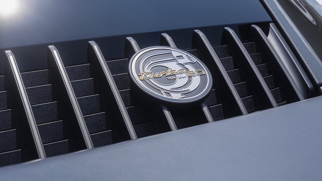 badge Porsche 911 Turbo 50 Years