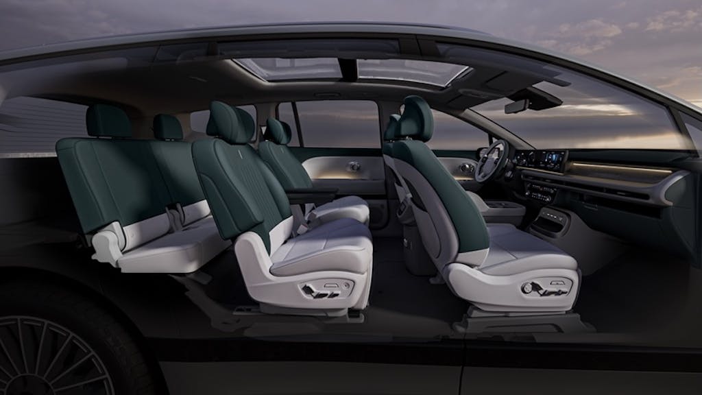 Interno Hyundai ioniq 9