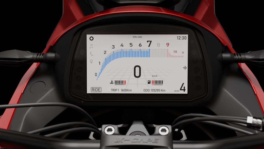 display Moto Morini X-Cape 700