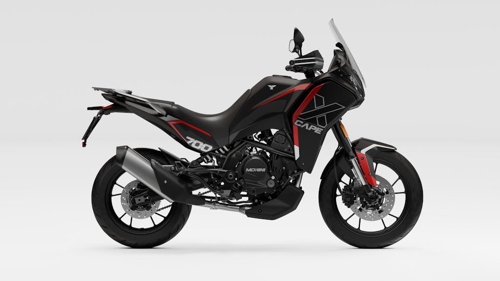 Moto Morini X-Cape 700 con cerchi in lega