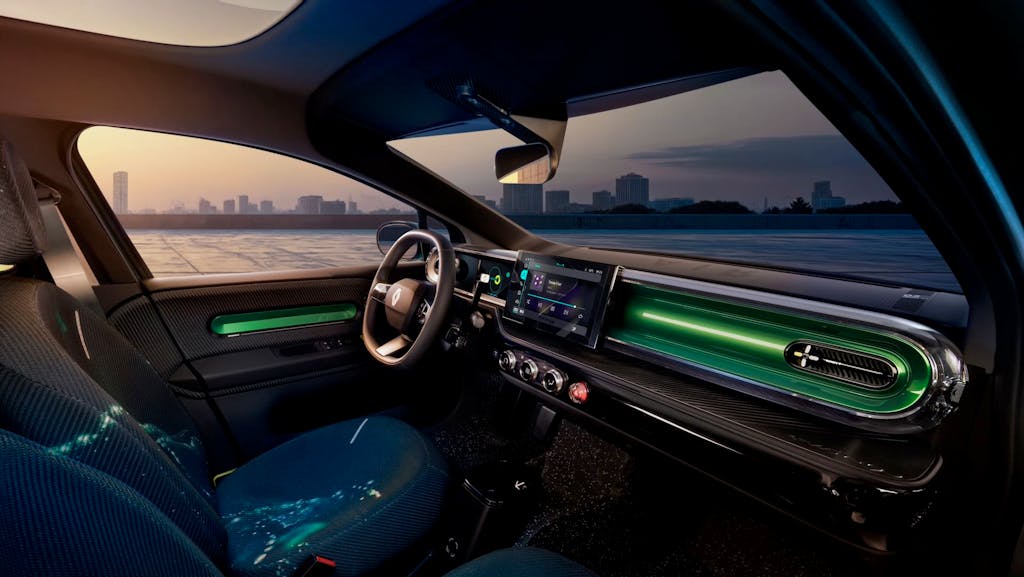 Nuova Renault Twingo Electric, la plancia