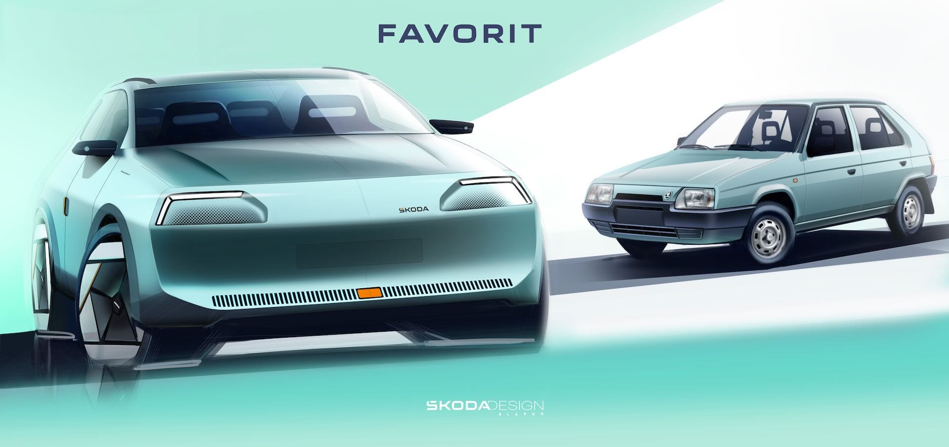 Skoda Favorit, concept elettrico