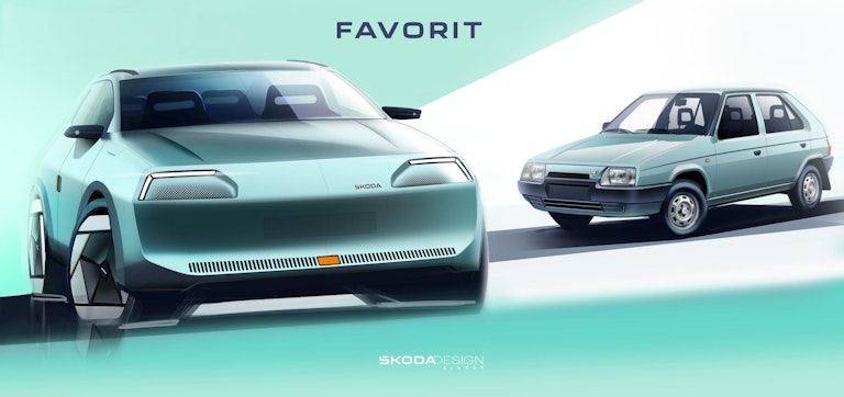 Skoda Favorit, concept elettrico