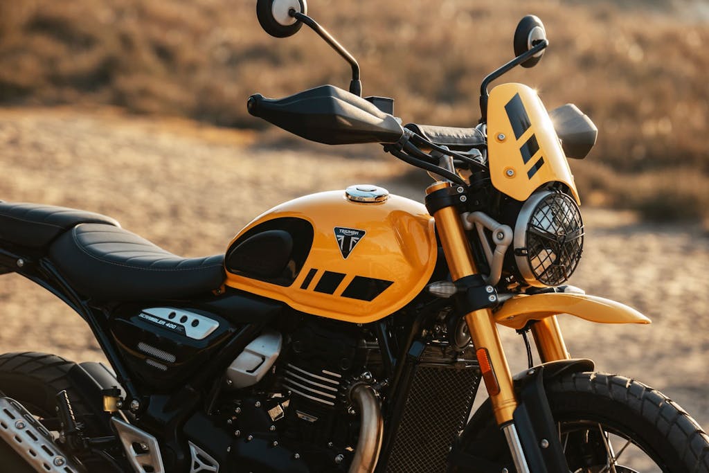 Flyscreen e paramani Triumph Scrambler 400 XC 2026