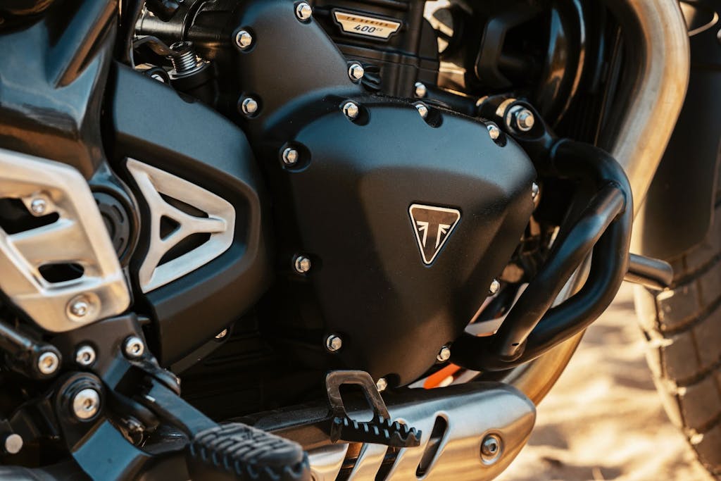 cartel motore Triumph Scrambler 400 XC 2026