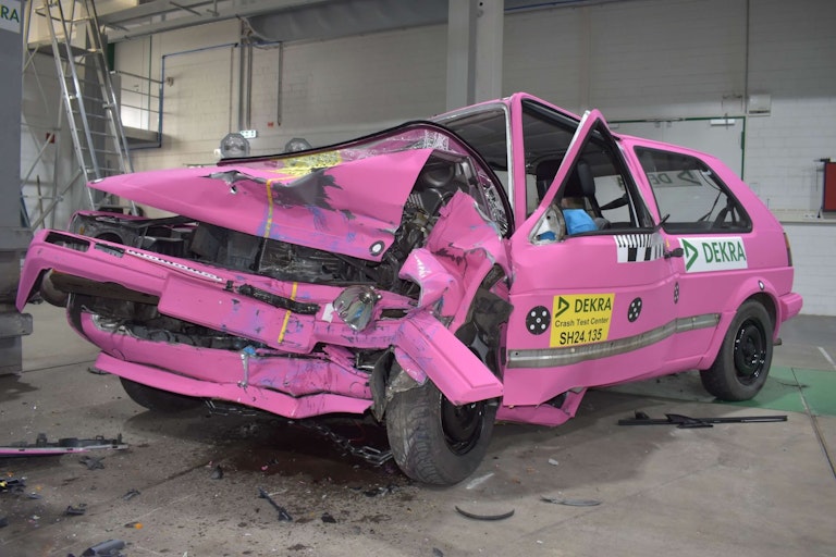 Crash Test Dekra Volkswagen Golf II