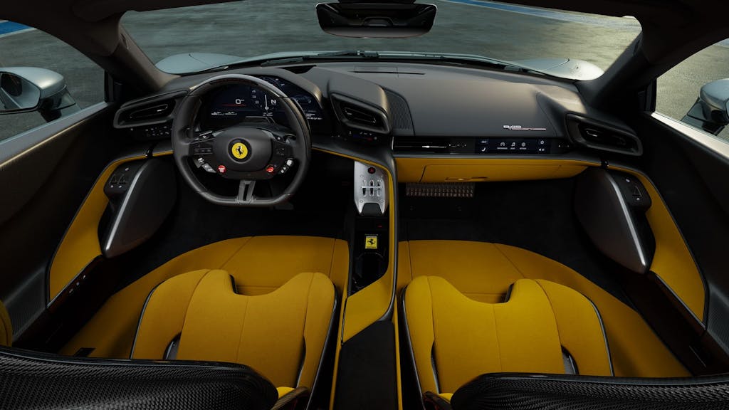 Ferrari 849 Testarossa 2025, gli interni