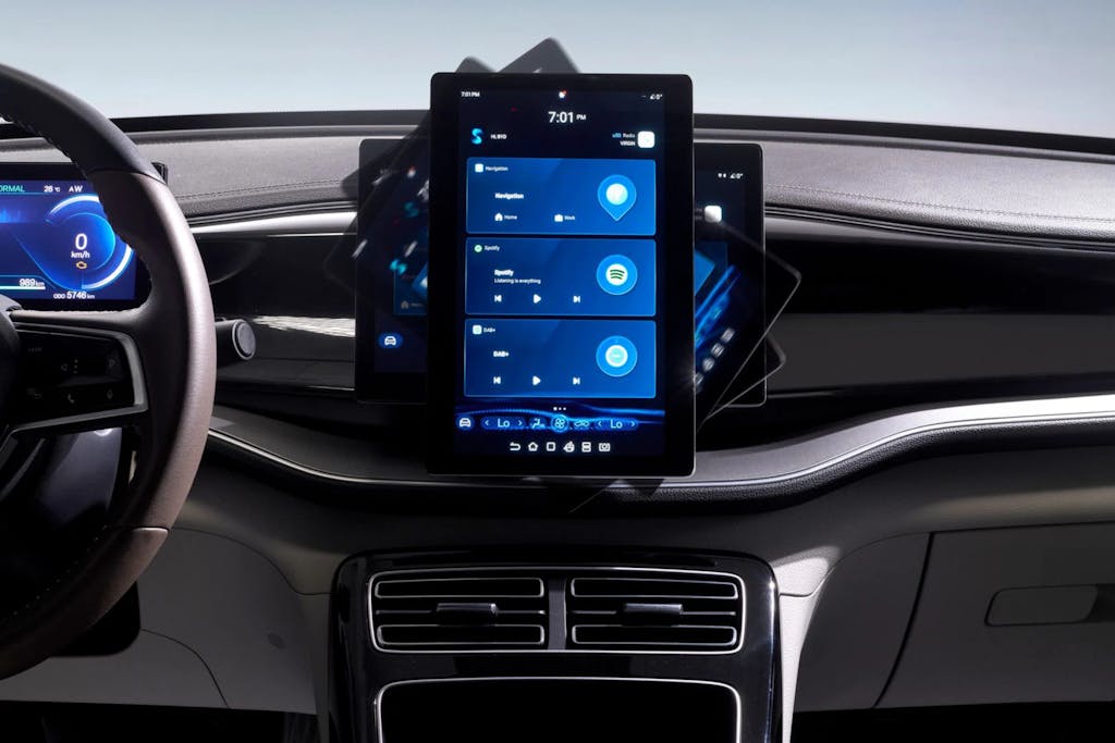 BYD rotating screen