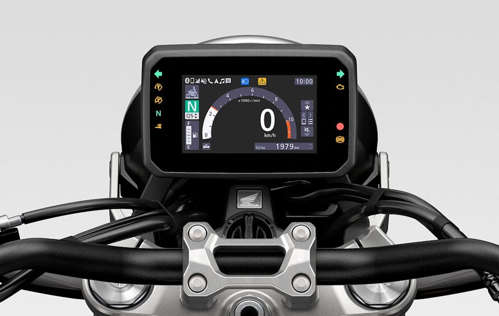 26YM Honda CB1000F cockpit