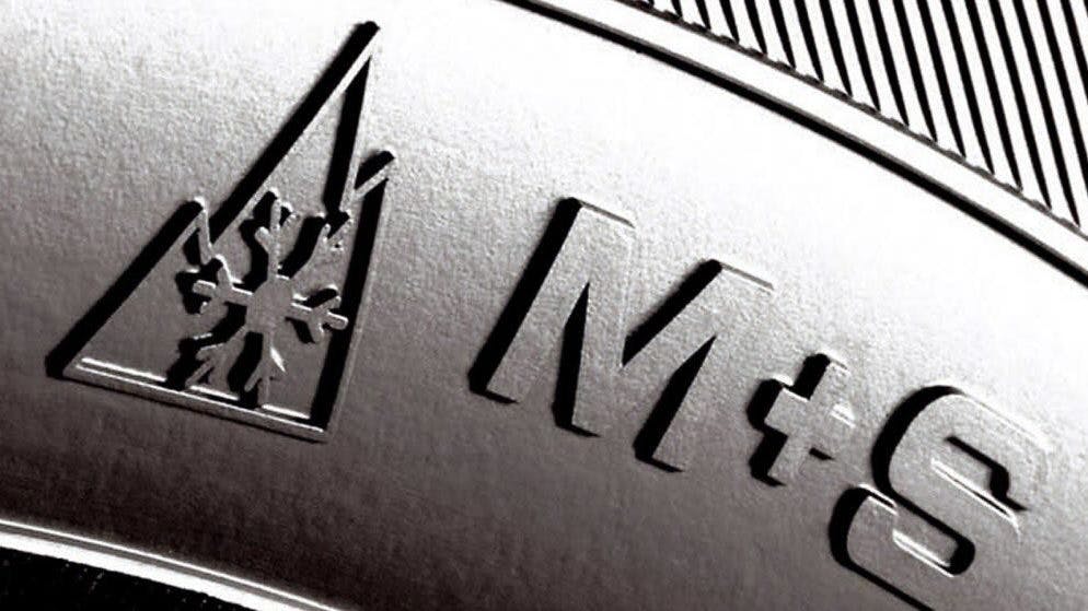 Gomme invernali, marcatura M+S