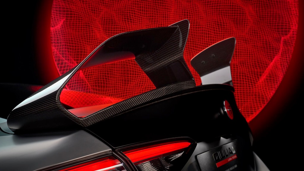 alettone Alfa Romeo Giulia Quadrifoglio Luna Rossa