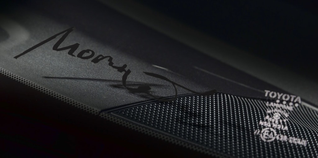 autografo Morizo Toyota GR Yaris Morizo RR 